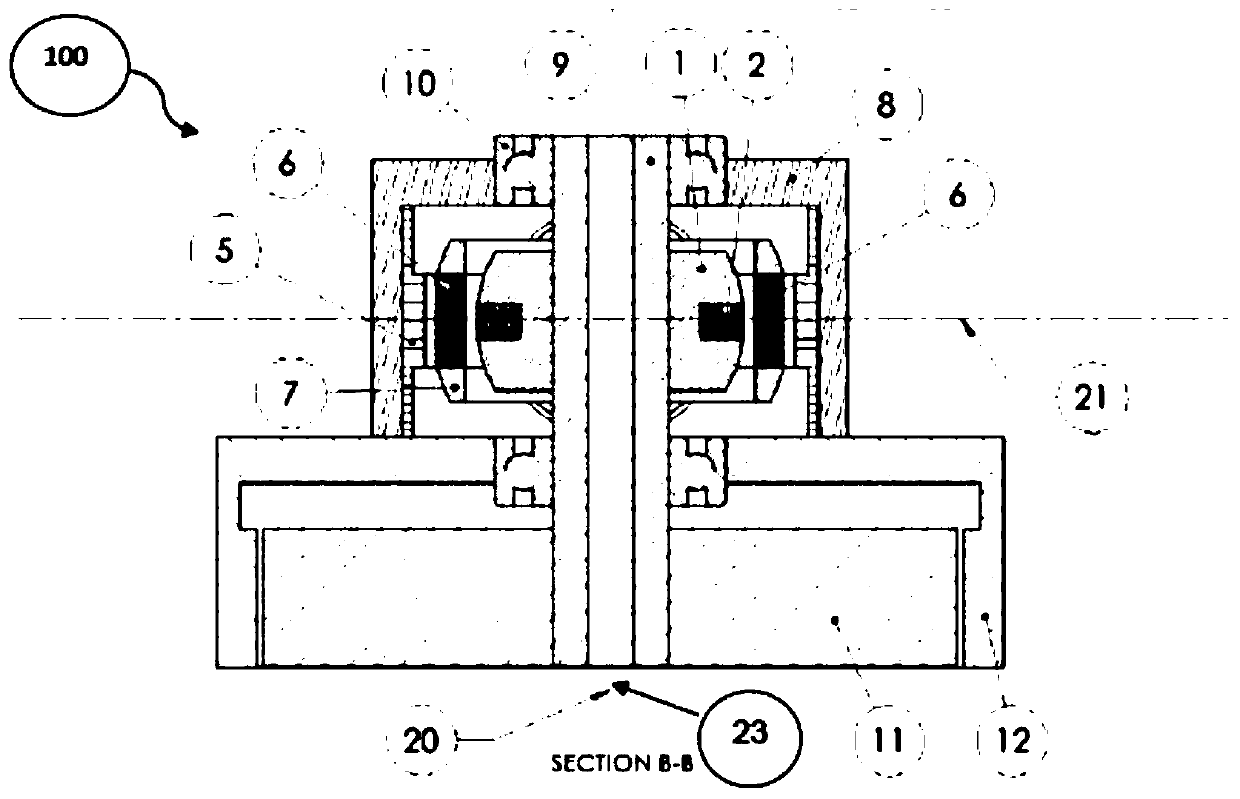 Device for directly controlling a blade by means of an electromechanical actuator