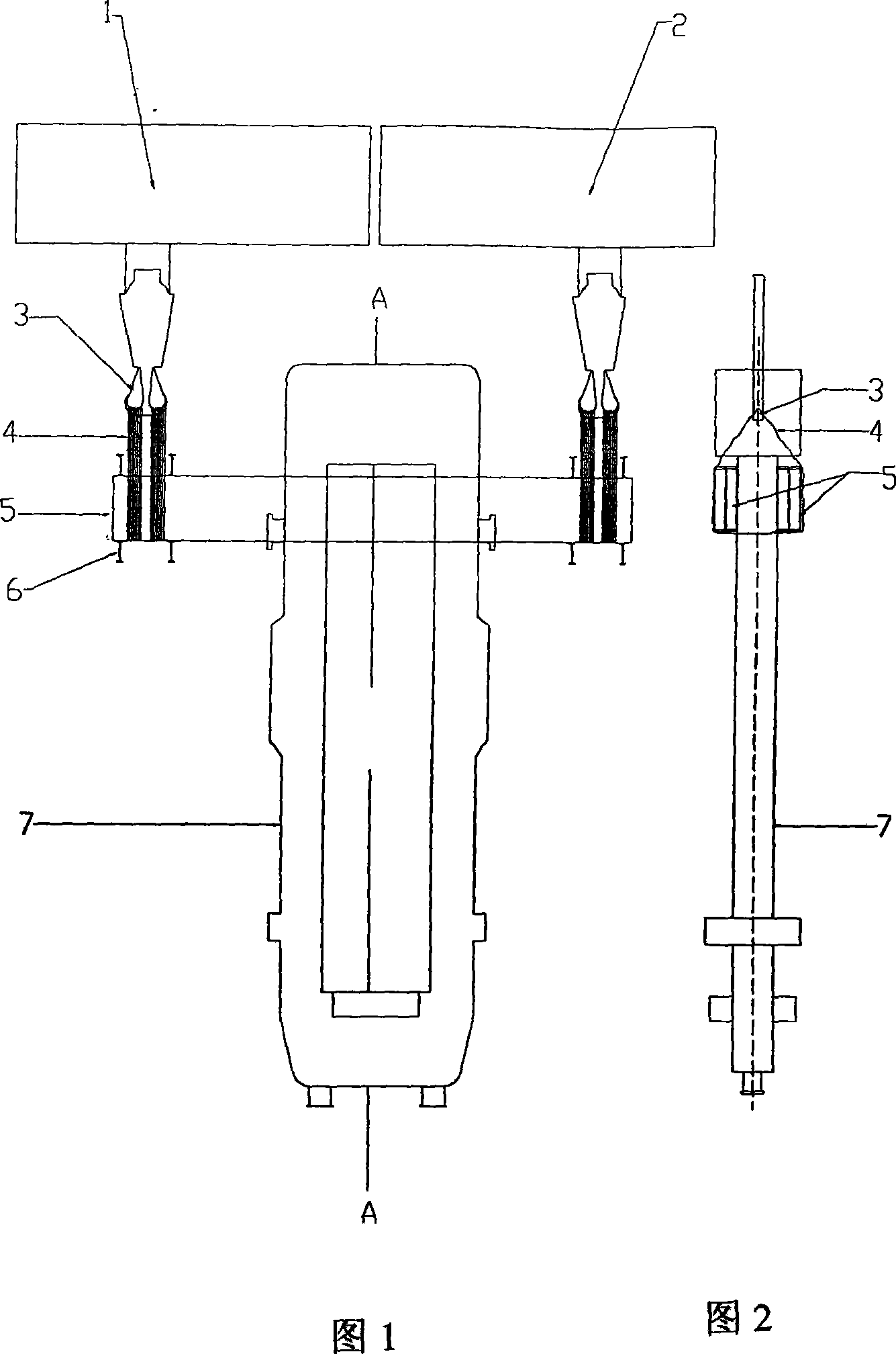 Hoisting method of large mill housing under limited hoisting height