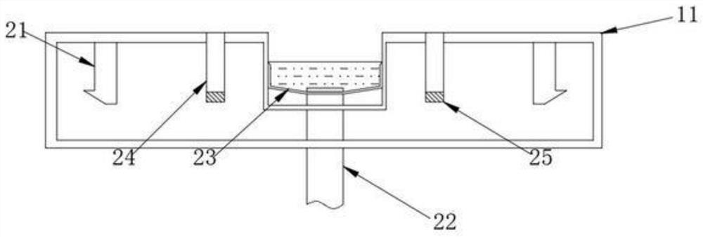 A kind of auxiliary device for preventing effusion and exudation of abdominal cavity drainage tube