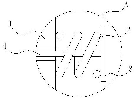 Iron yam surface peeling device based on rotary buffering