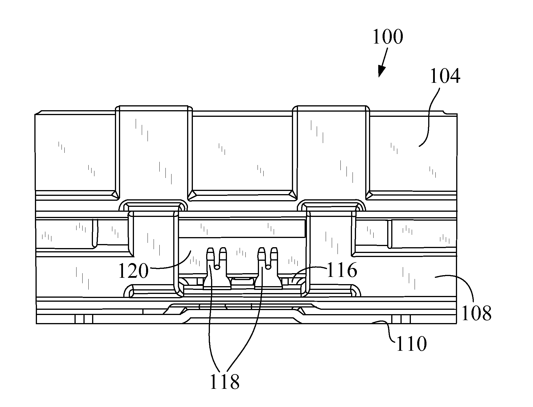 Temperature sensor mounting arrangement for a battery frame assembly