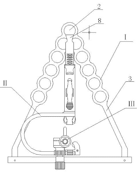 Mouth gag set for oral laryngeal surgery