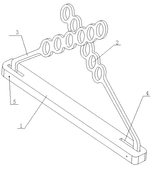 Mouth gag set for oral laryngeal surgery