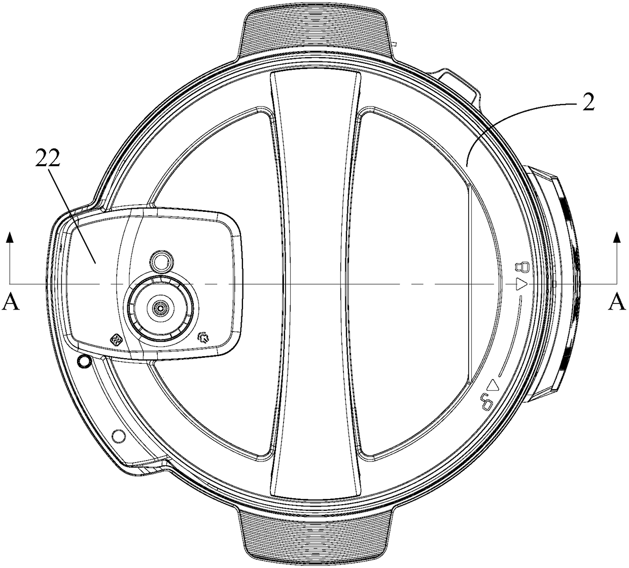 Split-type electric pressure cooker