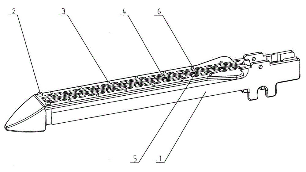 Nail bin of medical anastomat