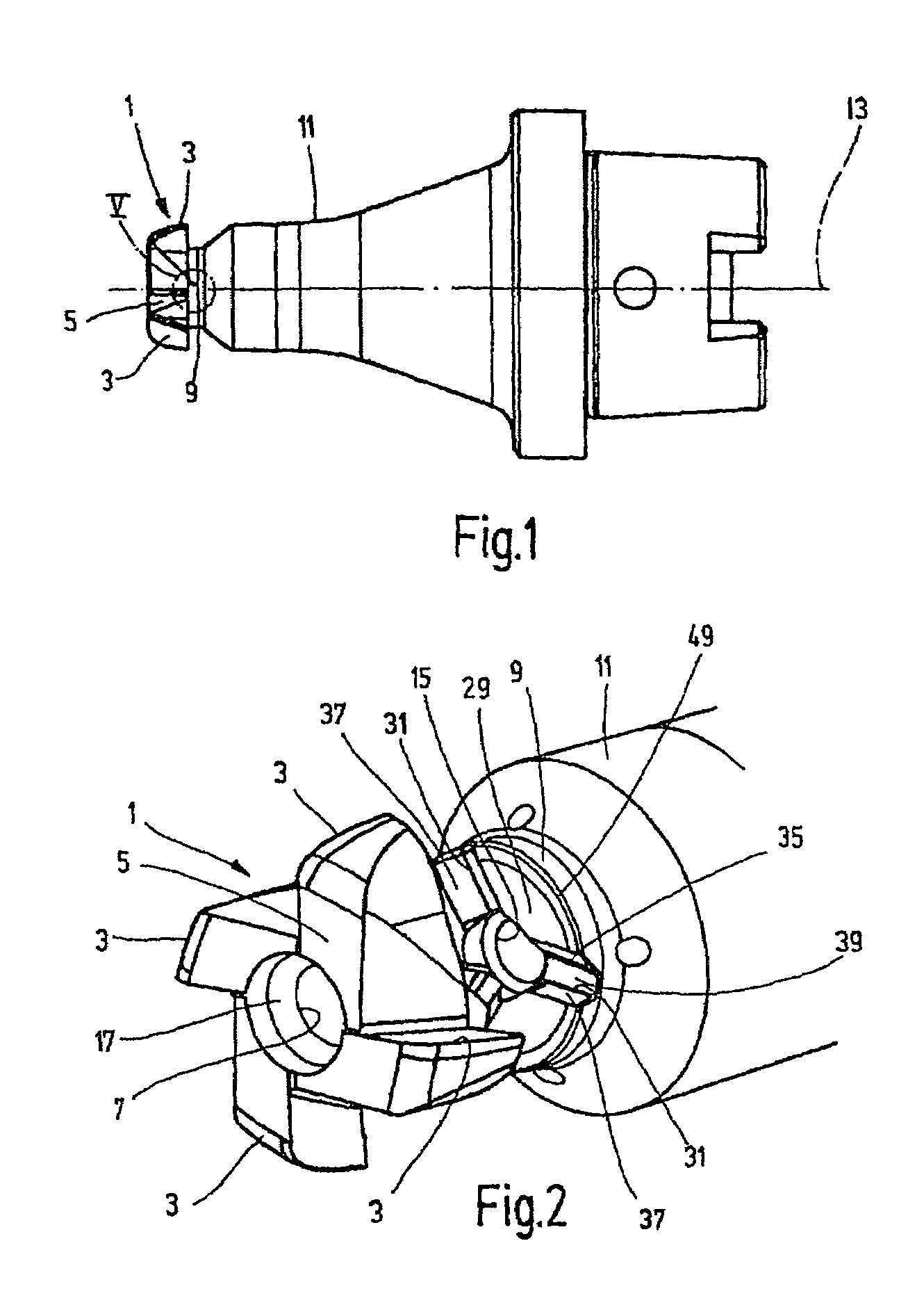 Machining tool, especially a milling tool