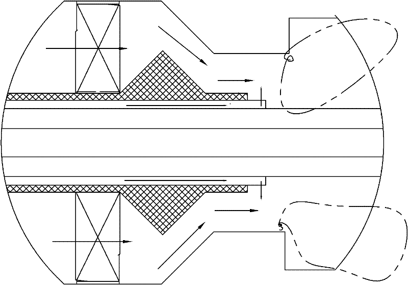 Adjustable high-efficient waste acid combined burner