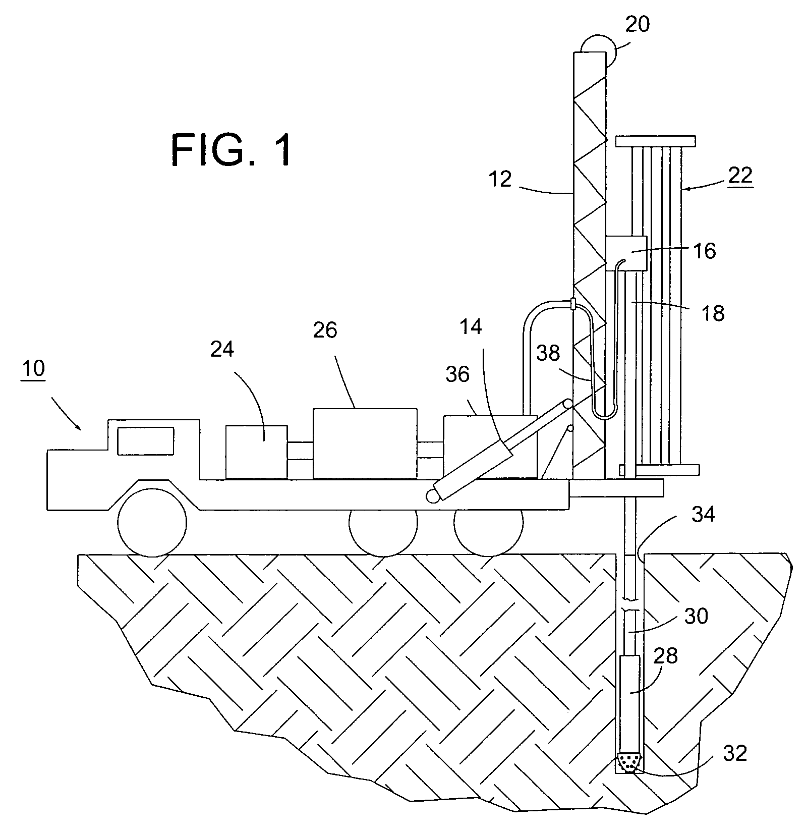 Earth drilling rig having electronically controlled air compressor