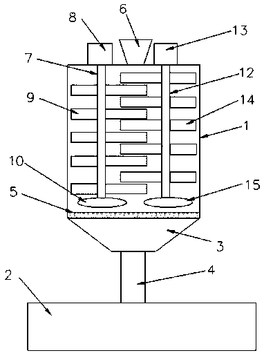 Building stone pulverizing machine