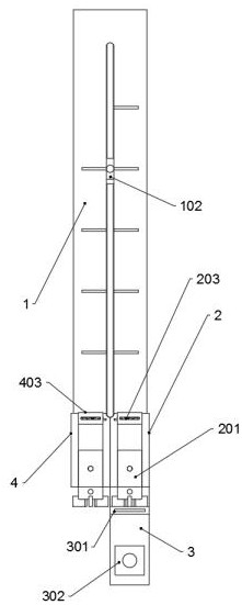 Waist rope end face sewing mechanism of a waist rope tacking machine