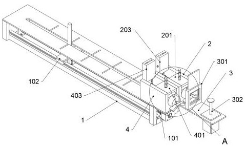 Waist rope end face sewing mechanism of a waist rope tacking machine