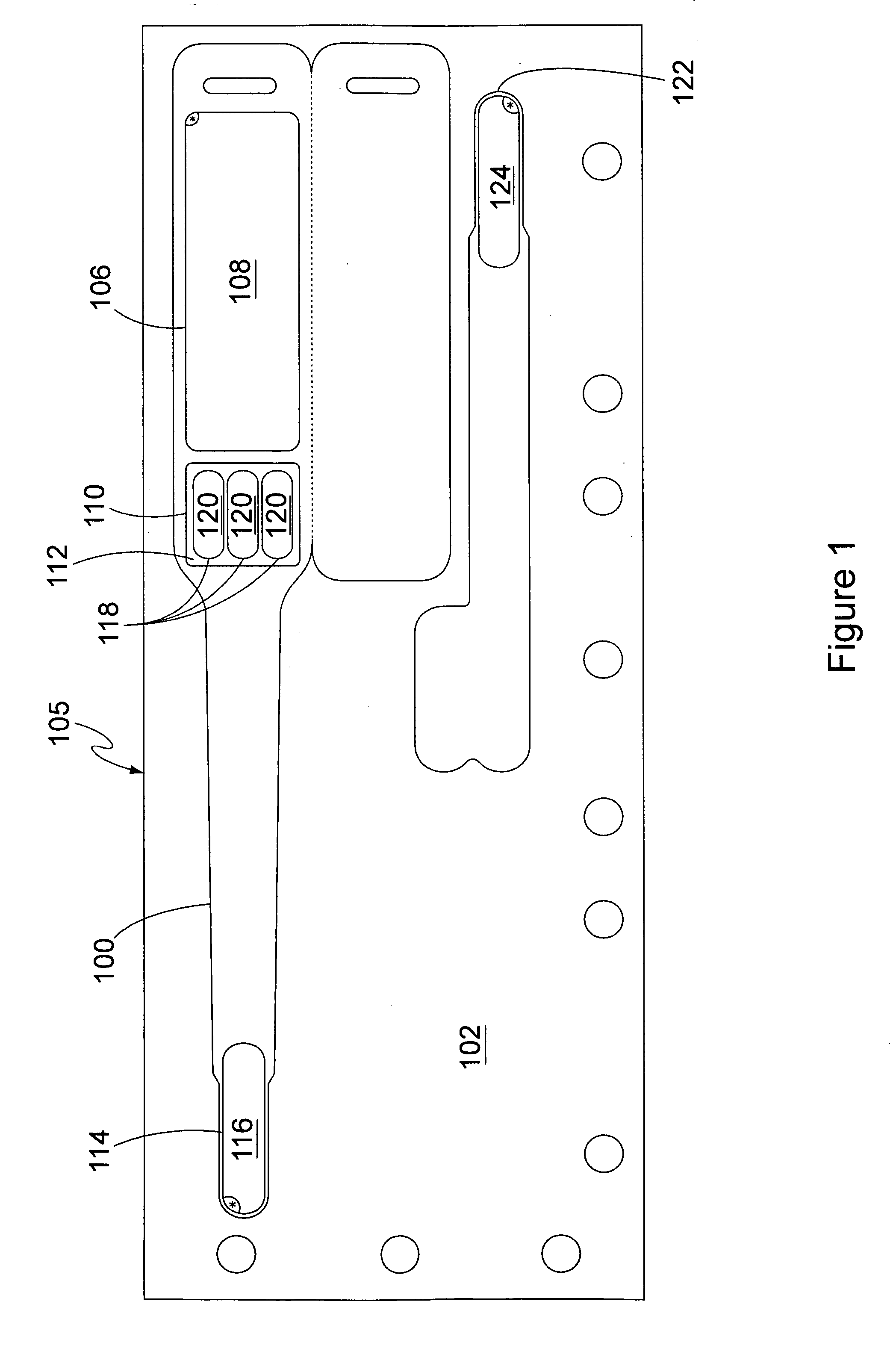 Business form comprising a wristband with multiple imaging areas