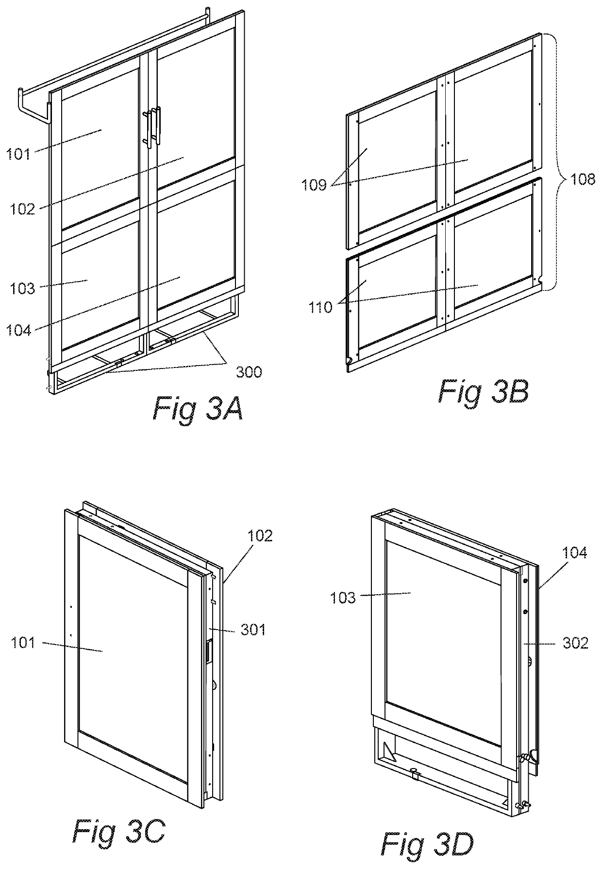 Containerized foldout bed