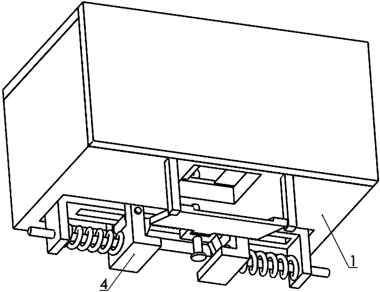 Roll paper box suitable for toilet and capable of automatically cutting off and discharging paper