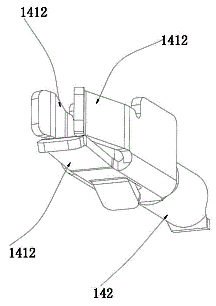 Reversing radar camera shooting device and camera shooting system based on same