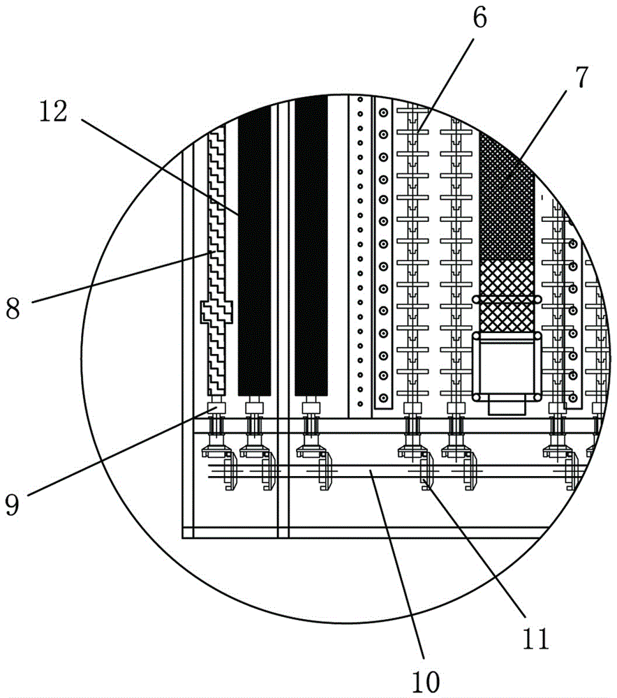 Horizontal electroplating production line for circuit boards