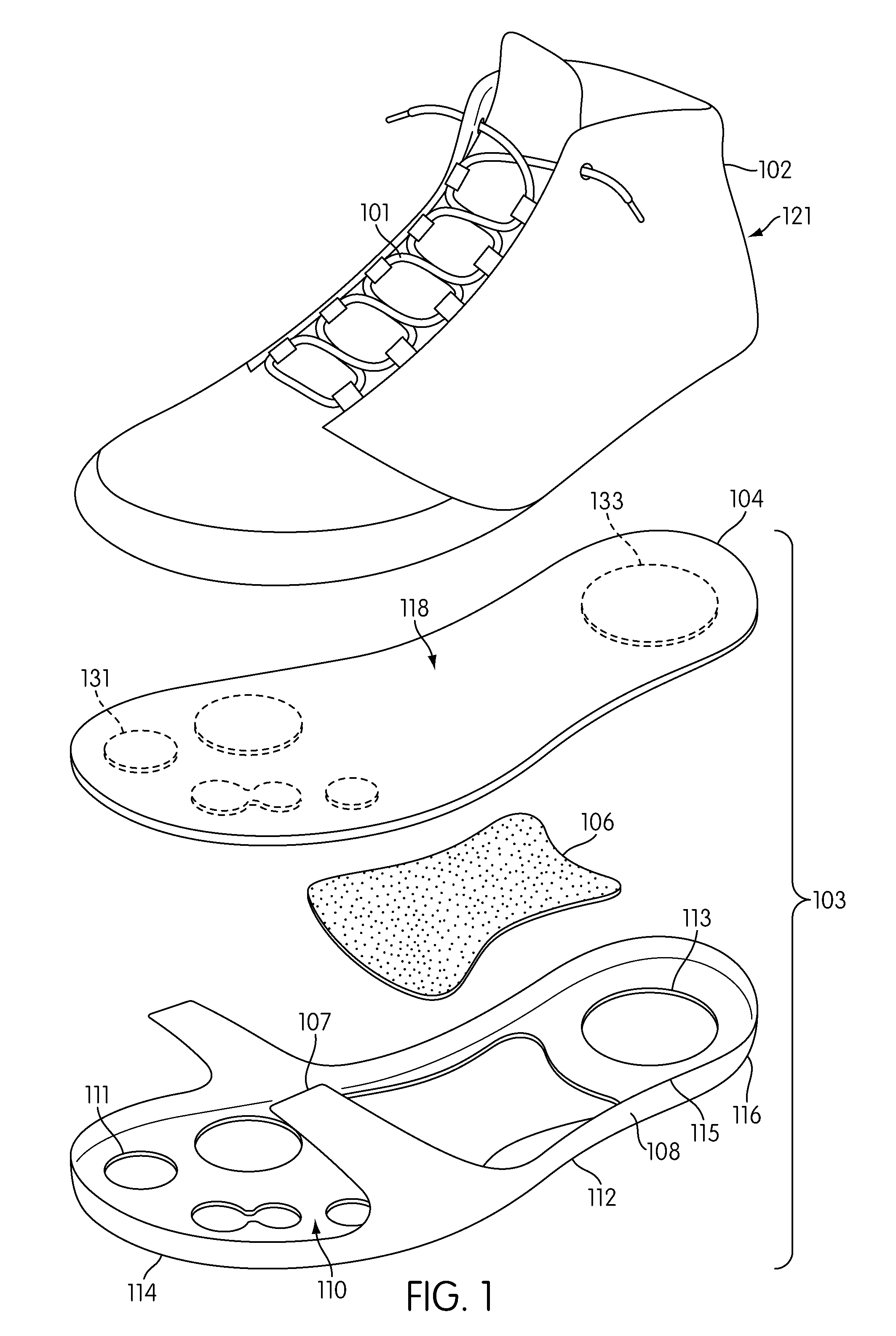 Method of Making an Article of Footwear and An Article of Footwear and apparatus