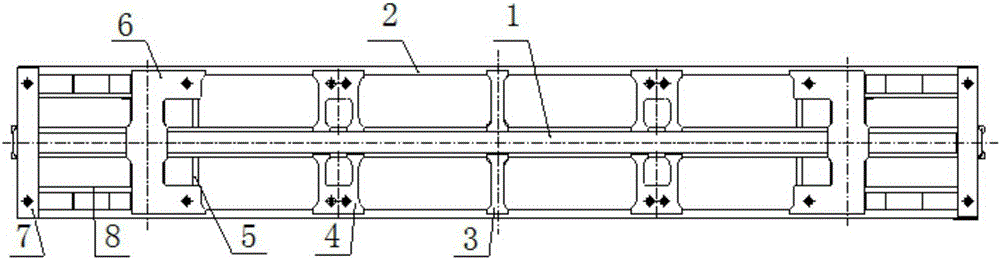 A special vehicle body for express container transportation