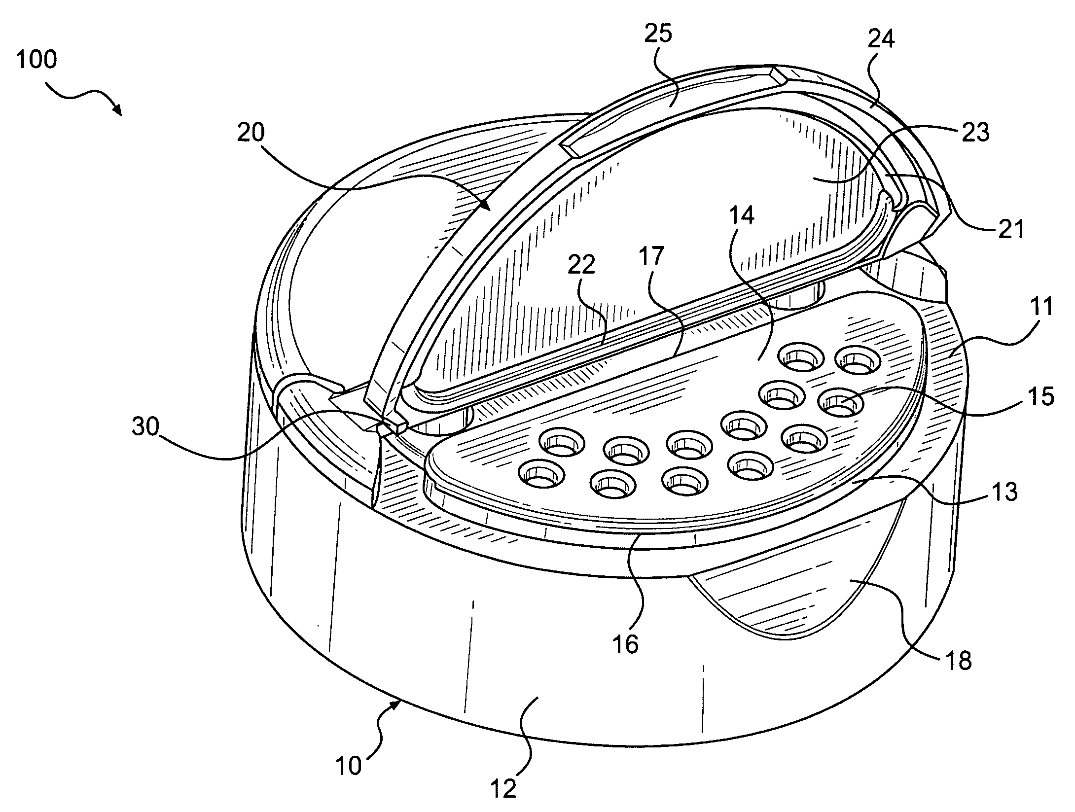 Sift-resistant dispensing closure