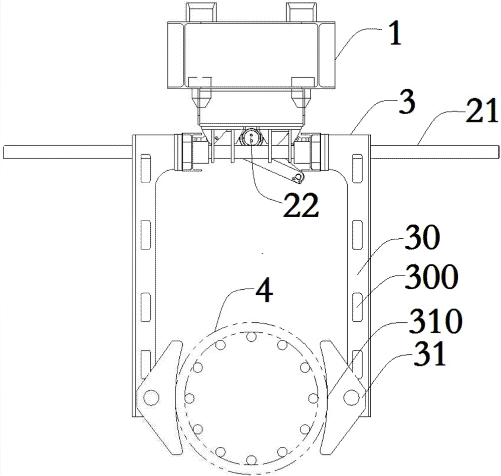 Lifting appliance for specially lifting cylindrical materials and crane thereof