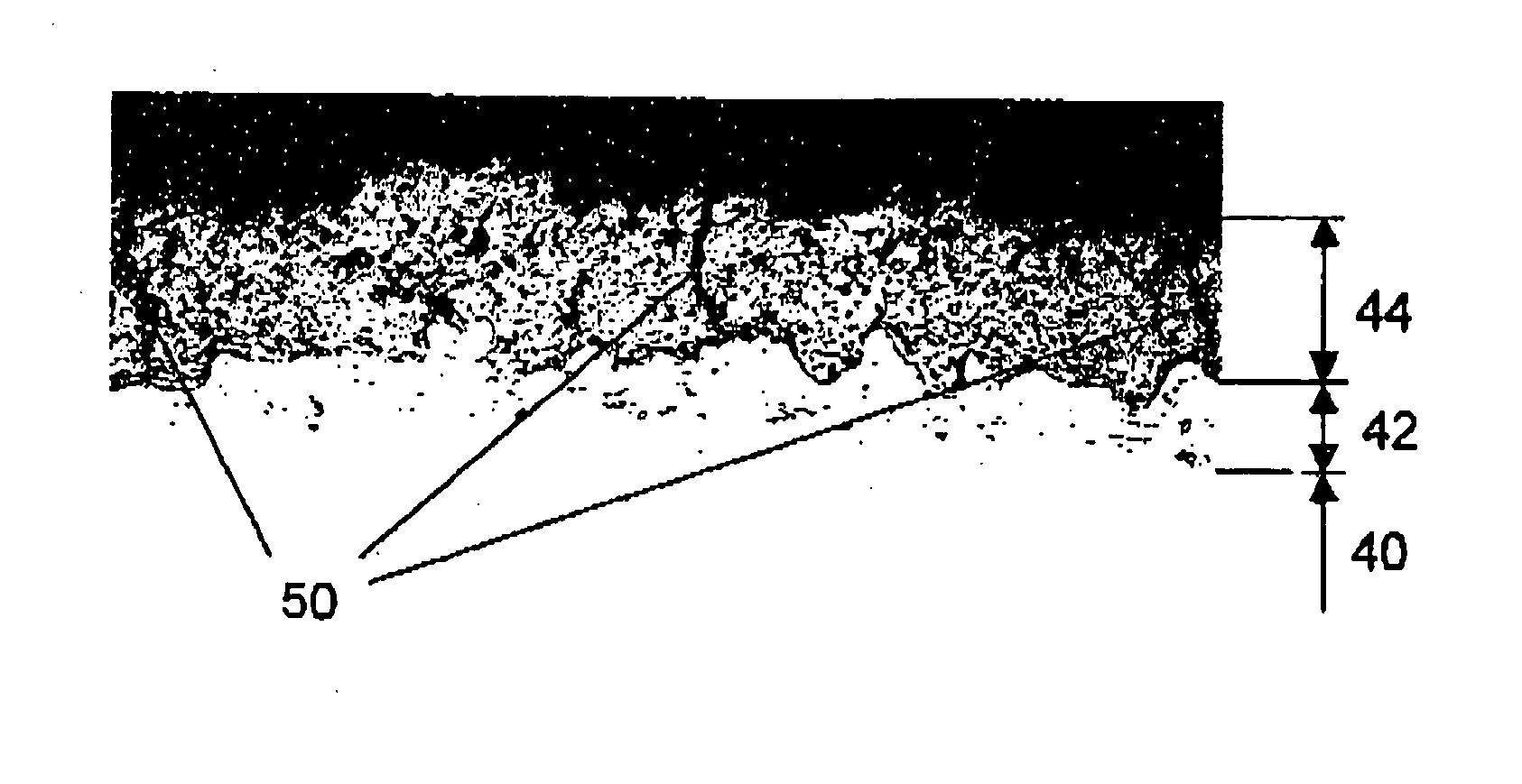 Process for obtaining a flexible/adaptive thermal barrier