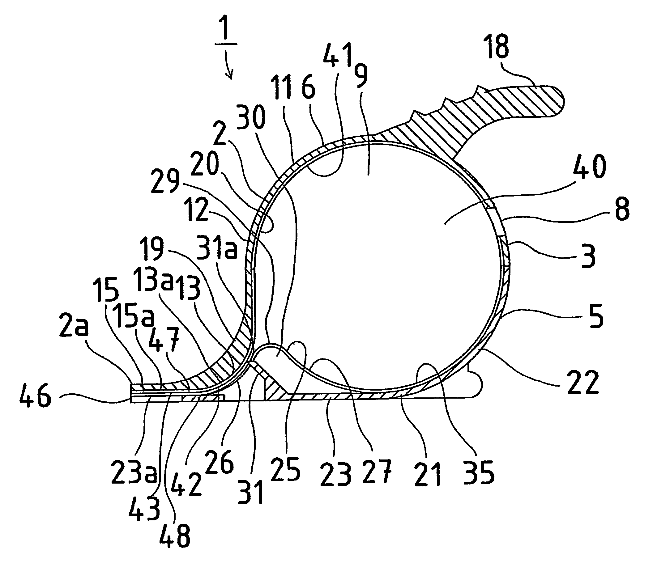 Staple refill with backward movement preventing member