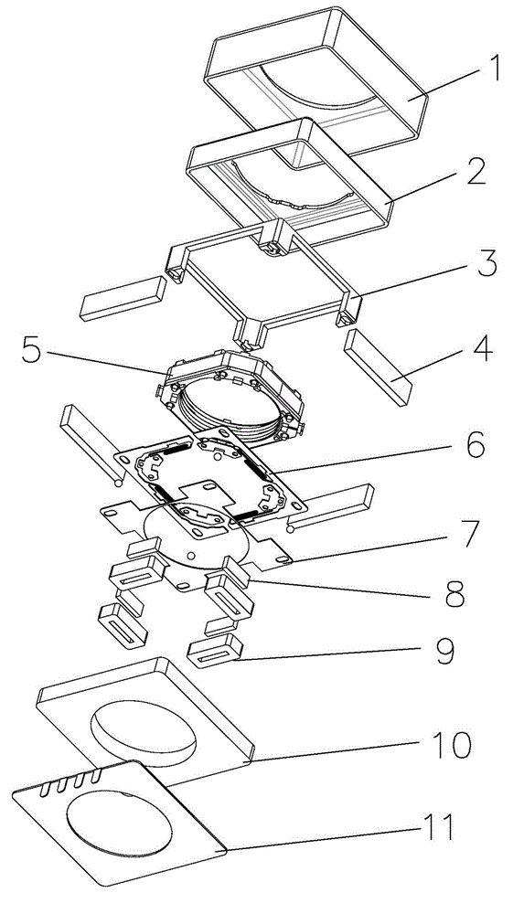 Voice coil motor capable of realizing OIS (optical image stabilization) through pure translational motion