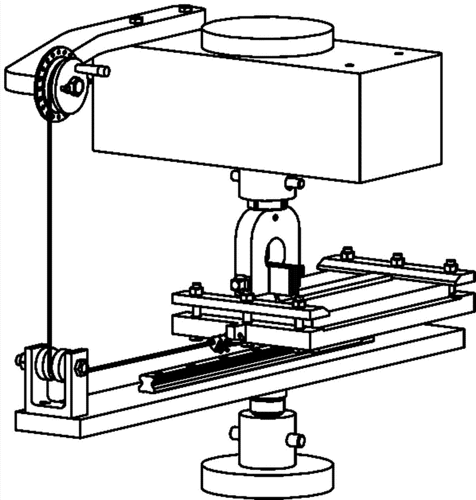 Peeling testing device and testing method thereof