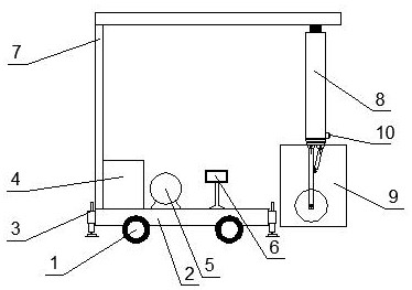 Foundation pit anchor cable cutting machine