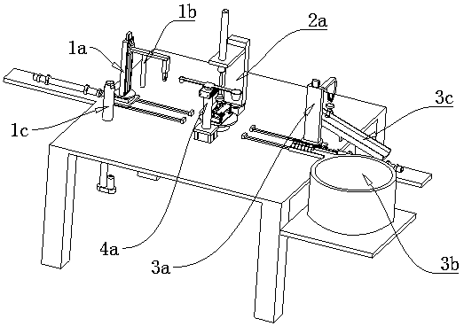 Automatic assembling device for rapid wheel of ship steering wheel