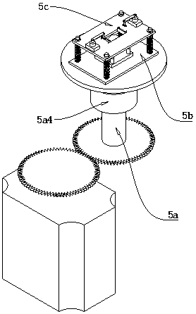 Automatic assembling device for rapid wheel of ship steering wheel