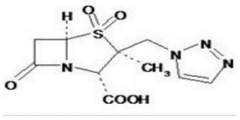 Special piperacillin sodium-tazobactam sodium ultra-fine powder preparation and preparation method thereof