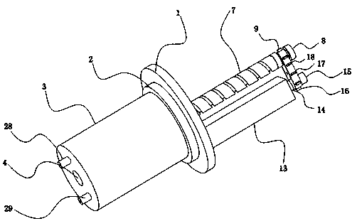 Underwater robot diving depth self-adjusting device