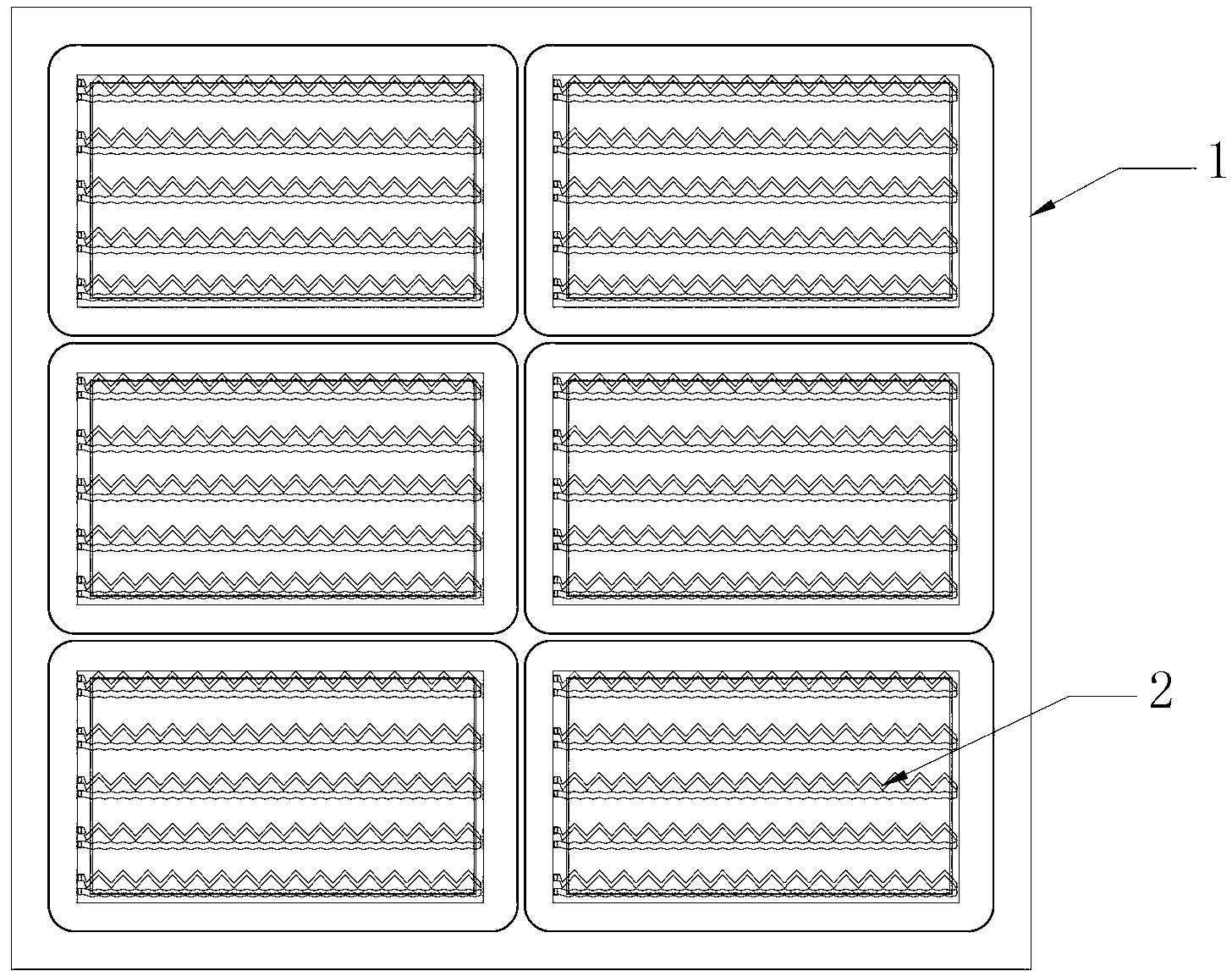 OGS (one glass solution) capacitive touch screen and method for manufacturing same