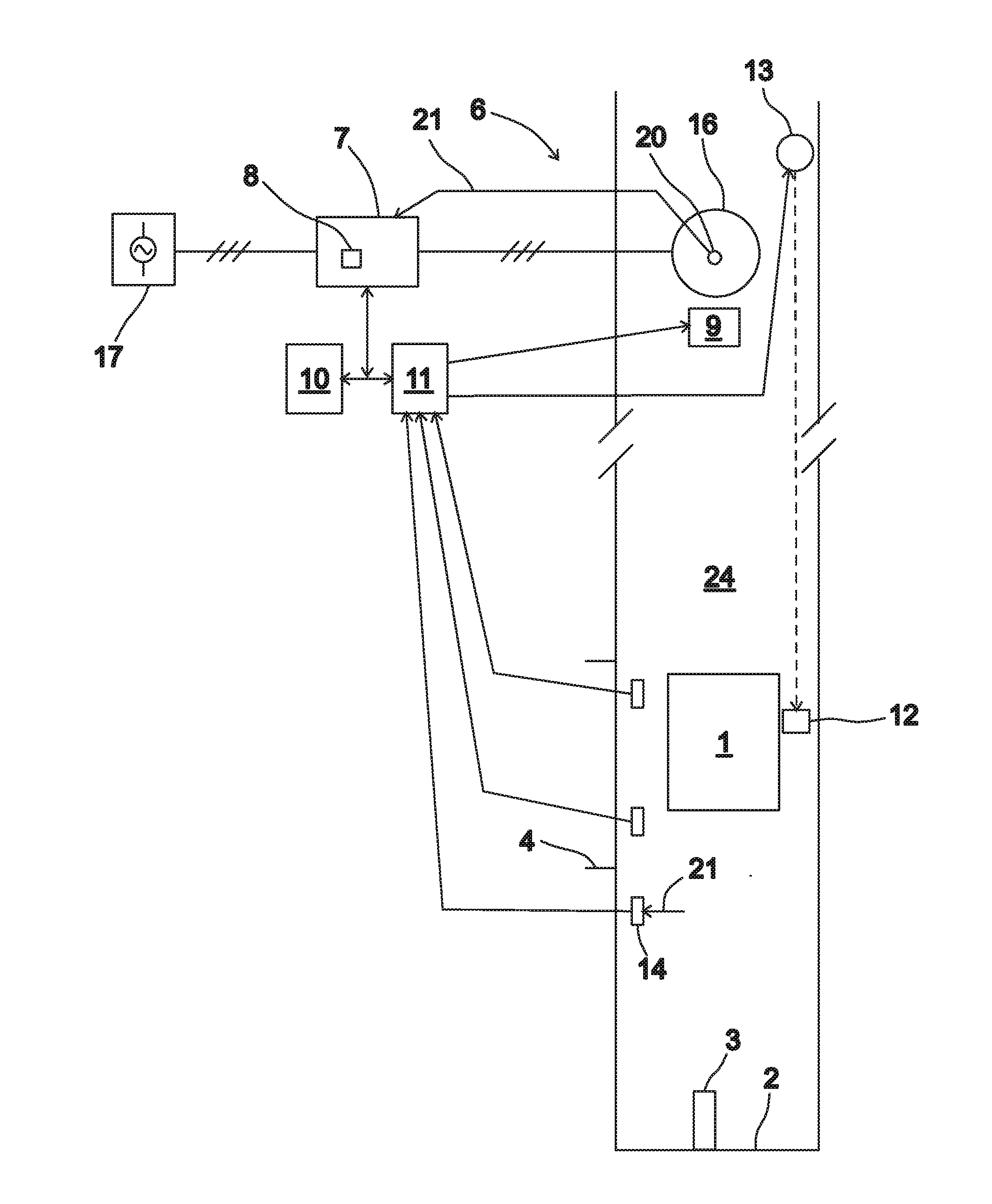 Method for monitoring the movement of an elevator car, and an elevator system