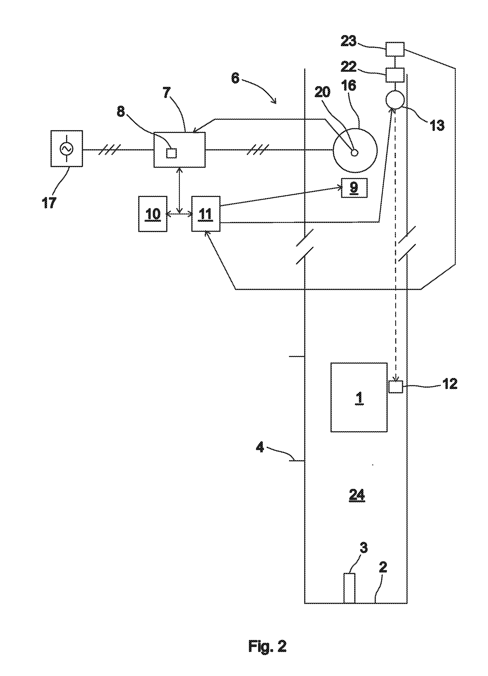 Method for monitoring the movement of an elevator car, and an elevator system