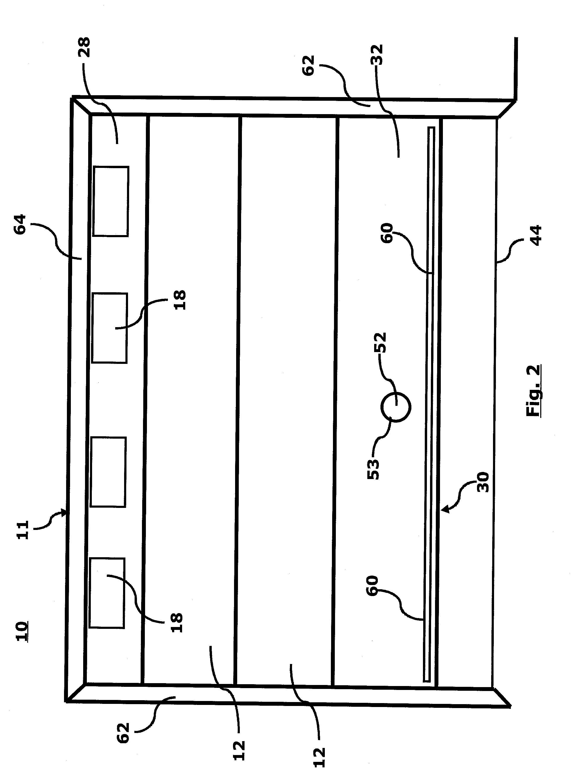 Visual and Audio Warning System Including Test Ledger for Automated Door