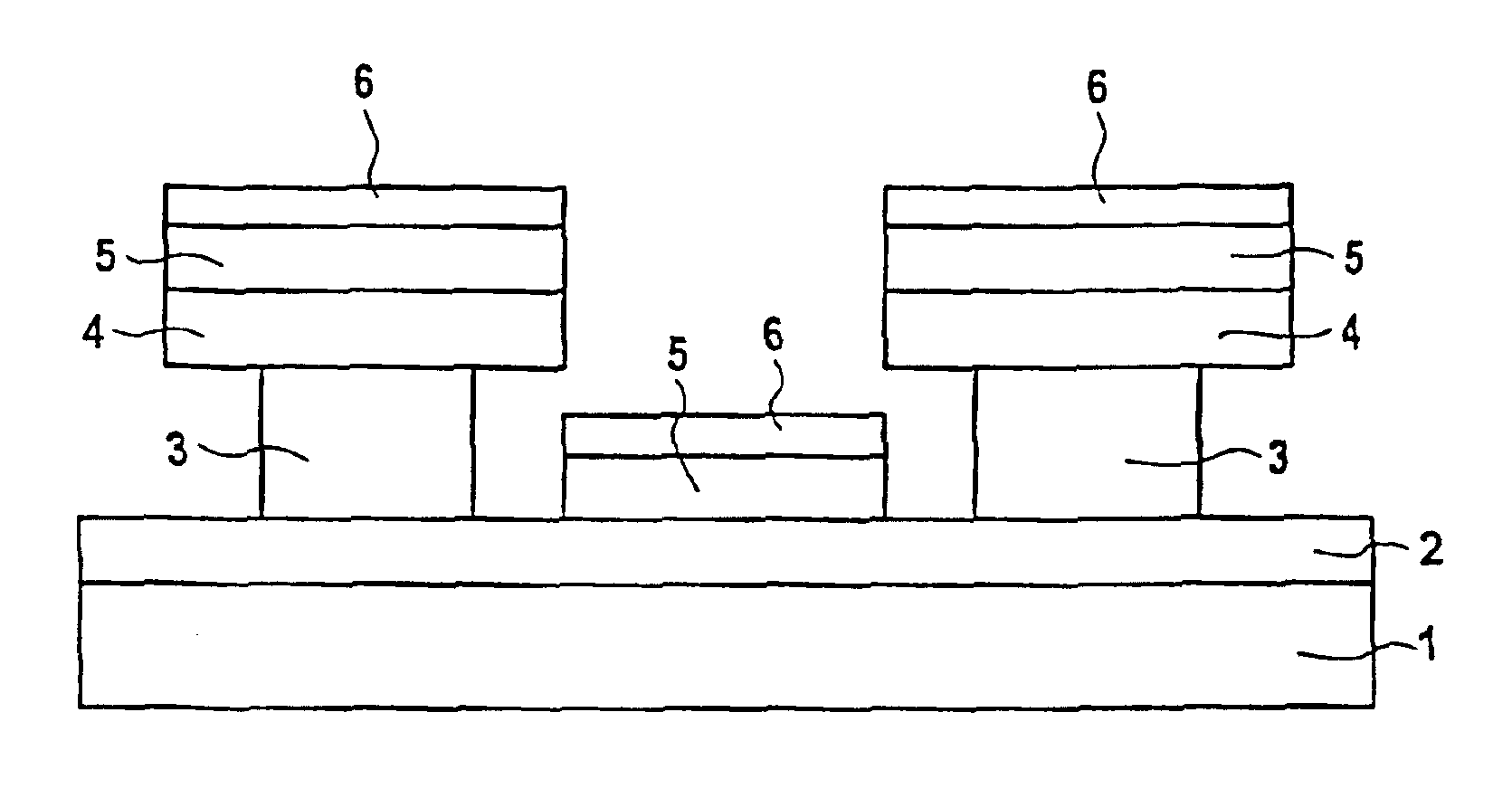 Structured electrodes