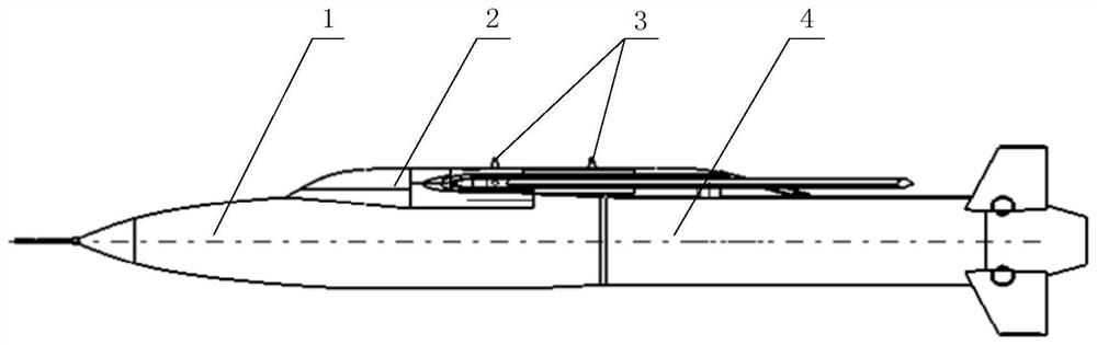 A docking device and aerial bomb