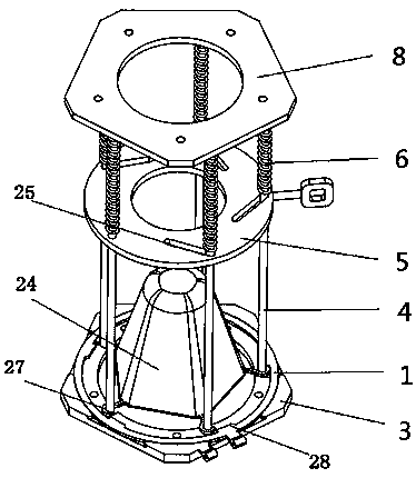 Portable pineapple bagging assistance device