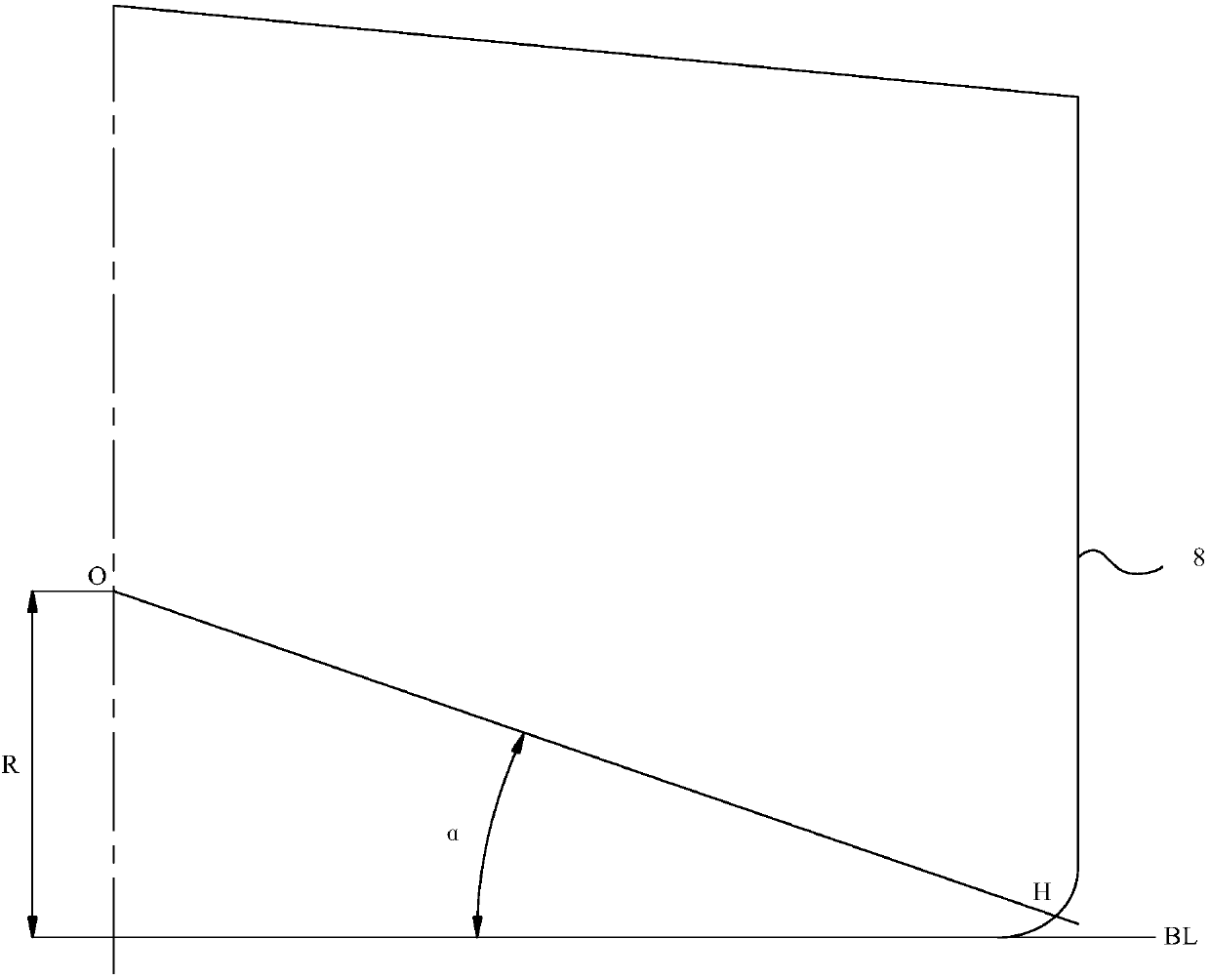 Mounting and positioning method for bilge keel