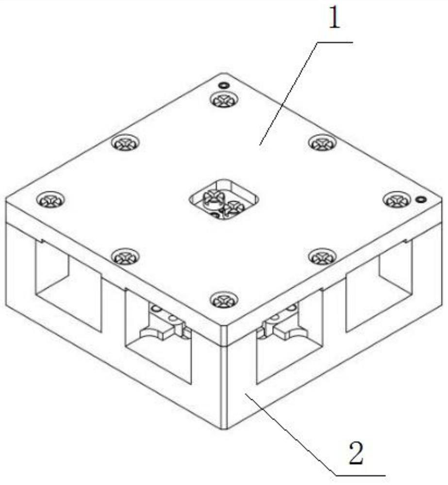 Precise linear cutting clamping device for titanium alloy weak-rigidity piece and working method of precise linear cutting clamping device