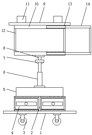 Multifunctional teaching display device for mathematics teaching