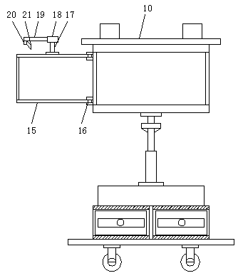 Multifunctional teaching display device for mathematics teaching