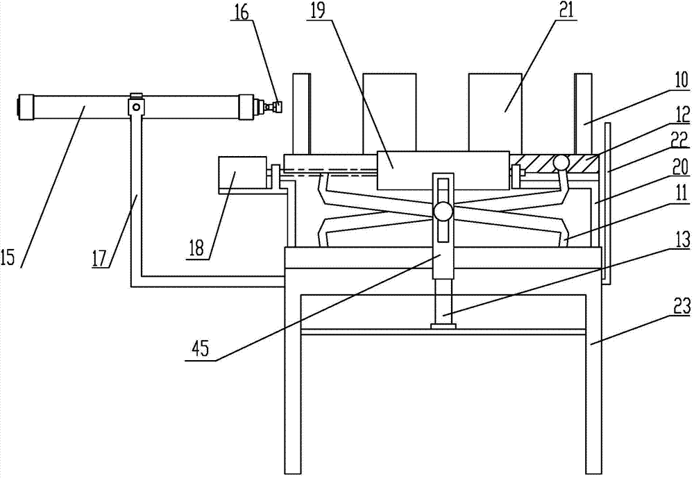 Pallet supplying and stacking system of automatic firework production line