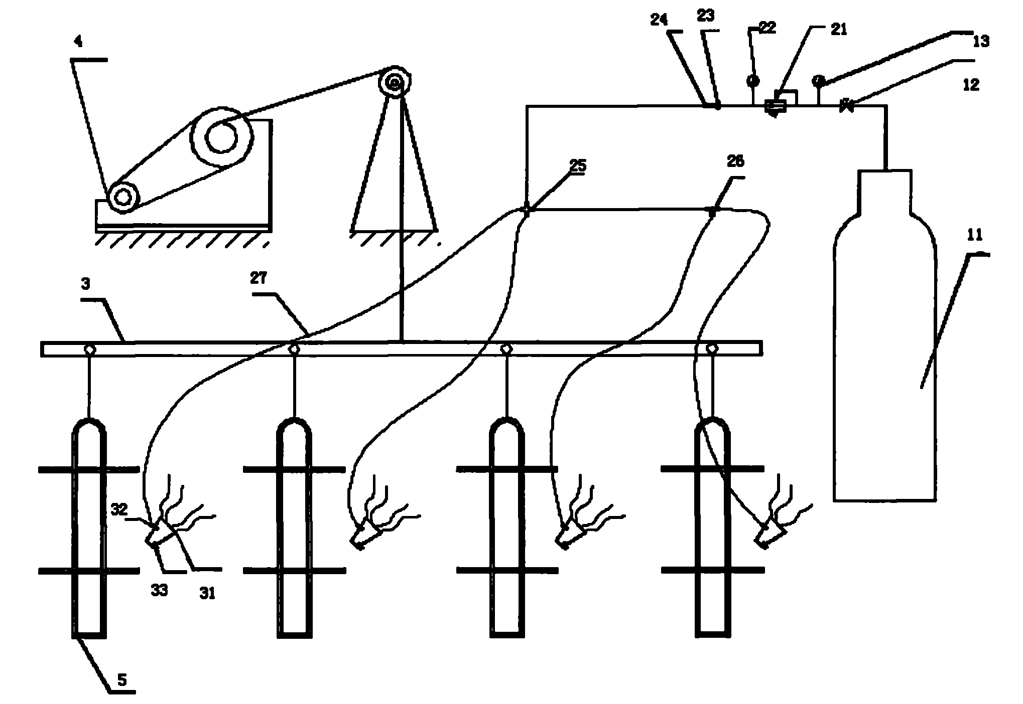 Underwater respiring system for animals