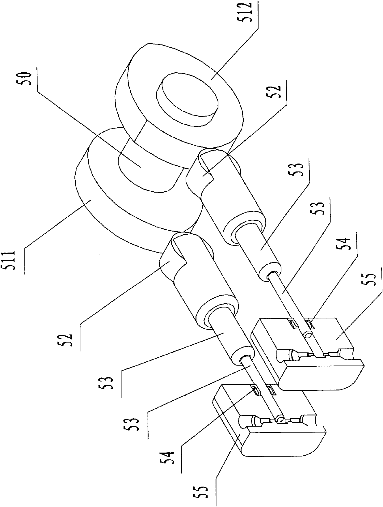 Liquid distribution valve and liquid chromatographic pump equipped with same