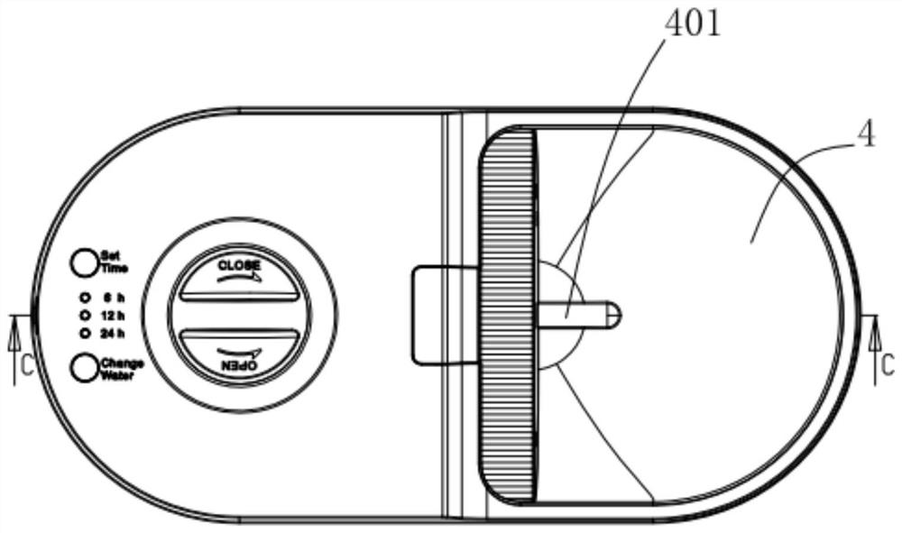 Pet water feeding device