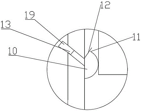 Guide pillar for bending steel bar mold