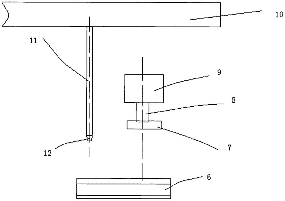 Suction nozzle alignment device and method under visual compensation